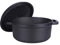 24cm fundido de hierro holandés horno de hierro fundido de hierro sopa de sopa de cacerola 3.8L 2-5People (Color : Black)