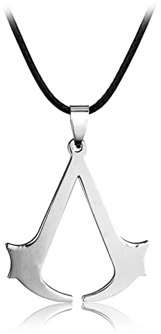 Huianpen Halskette Doppelmesser Anhänger Einfache Persönlichkeit Schmuck, Grande, Edelstahl, Nicht zutreffend