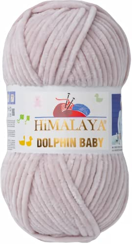 Strickfein Himalaya Dolphin Baby Wolle Garn Baumwolle Strickwolle zum Stricken häkeln (80342 Beige)