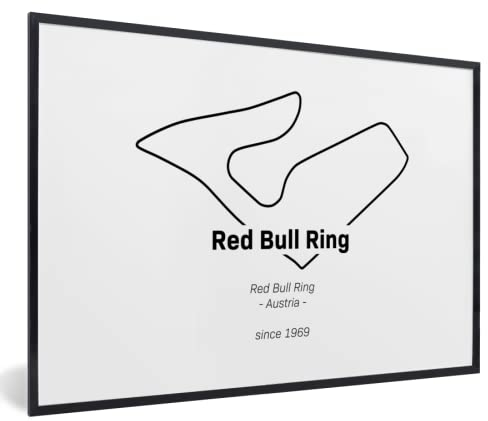 MuchoWow Poster Bilder Wanddeko Deko Wohnzimmer 60x40 cm Red Bull Ring - Formel-1-Rennstrecke