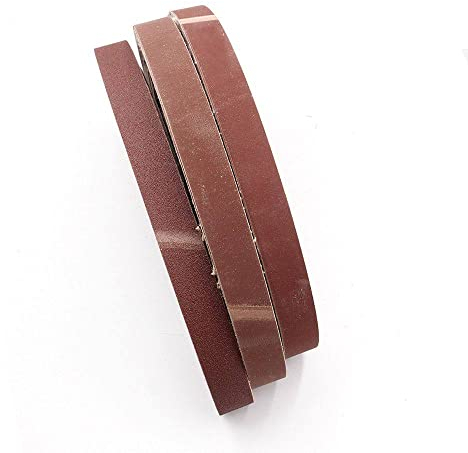 Sandband 5 Stück 760x25 Sandpapier Polierband Bandschleifer Sandpapier Poliermaterial,40#