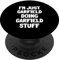I'm Just Garfield Doing Garfield Stuff | Herren Jungen Garfield PopSockets mit austauschbarem PopGrip