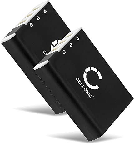 CELLONIC, Batterie pour Caméra Compatible avec Fuji X100T, FinePix NP-95, X100, X100s, X30 (3.7V, 1800mAh) 2 Pièces