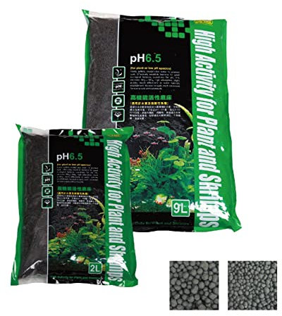 Finest-Filters Ista Water Plant Soil pH 6.5 Substrate Fertiliser Base for Aquarium Fish Tank (Substrate Size 1-3mm, 9 Litre)