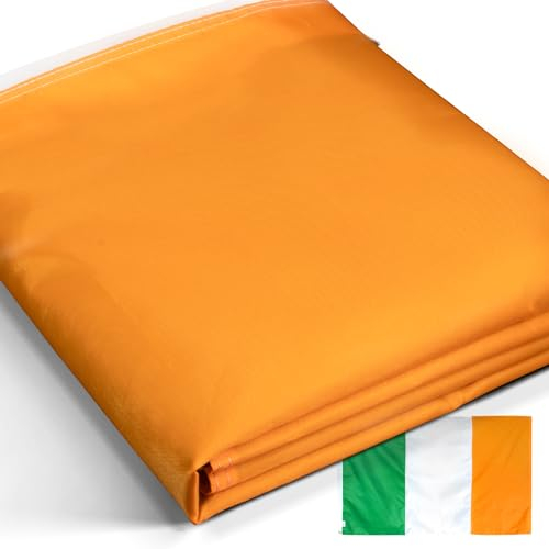 Anley EverStrong Series Irland-Flagge, 90 x 150 cm, strapazierfähiges Nylon, Stickerei und robuster Segeltuchkopf, 4 Reihen Schlossnähte – IE Irische Banner-Flaggen mit Messingösen, 90 x 150 cm