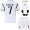 Hawkara R.Madrid Vini Jr. #7 Vinicius 2023/2024 Football Soccer Kids Jersey Shorts Socks Set Youth Sizes (White, 28), 28 (10-11 Years)