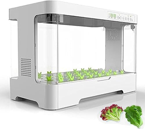 Hydroponic Growing Kits, 30 Pods Indoor Herb Garden Kit, Aquaponics Growing System with 20W LED Grow Light Automatic Timer Germination Kits, 4L Water Tank, Smart Garden for Home Kitchen Windowsill