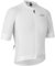 GripGrab PACR Short Sleeve Cycling Jersey Summer MTB Road Gravel Bike Men's Cycle Jersey Full Zip UPF Aero Bike Shirt Men White