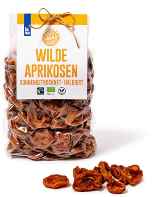 PAKKA - Abricots sauvages bio commerce équitable séchés 750g, cueillis à l'état sauvage par des petits producteurs de Samarkand, Ouzbékistan, végétalien, 750 g (Lot de 1)