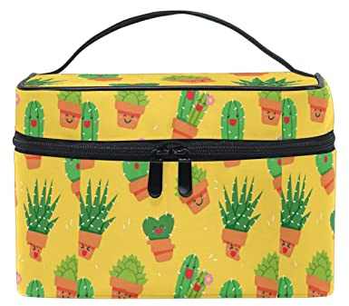 Art Baby Kaktus Sukkulenten Make-up Tasche für Frauen Kosmetiktasche Kulturbeutel Zug Case, Siehe Abbildung, Einheitsgröße, Rucksack, Rucksäcke