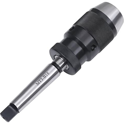 Home Items, Schnellspann-Bohrfutter MT3-B18 mit 16 mm Spannbereich, passend für Möbel