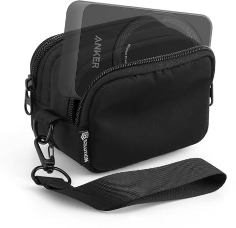 CaSZLUTION Travel Case for Anker MagGo 3-in-1 Charging Station, Storage Bag Compatible with Anker MagGo 3 in 1 Foldable Charging Station Qi2 Certified 15W MagSafe Wireless Charger Stand (Case Only)