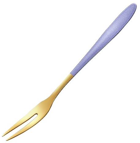 Worparsen Zwei Zinken Gabel Edelstahl Ergonomischer Griff Kuchen Gabel Picking Food