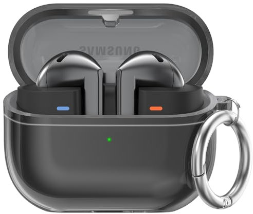 AhaStyle Transparent Hülle für Samsung Galaxy Buds 3 FE (2025) / Buds3 Pro/Buds 3 (2024) [Vergilbungsschutz] Weiche TPU Schutzhülle Skin Kompatibel mit Samsung Galaxy Buds3 Serie