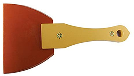 FeiYeup Spatola in gomma per stucco, 18 x 9,7 x 1,6 cm, per manico in ABS di alta qualità a forma di triangolo, raschietto per vernice filmata