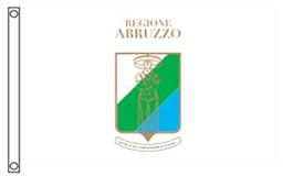 Stormflag Bandiera abruzzo 3x5ft/90x150cm granducale 90g di poliestere 2 occhielli,Occhiello in Angolo, in metallo e Doppio ago