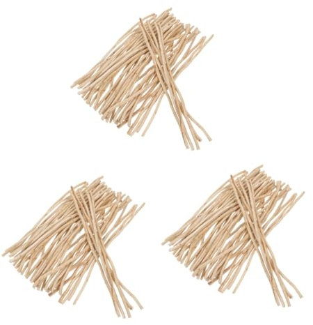 FOMIYES 3 Sätze Gebogener Aromatherapiestab Diffusorrohre Nachfüllen Duftdiffusorstäbchen Öl-diffusor-Sticks Blumendiffusor Für Das Büro Duft Diffusor Holzstäbe Hölzern Beige 50 Stück * 3