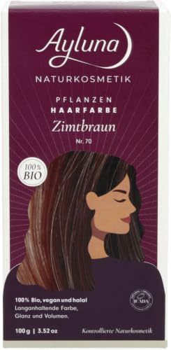 Pflanzenhaarfarbe Zimtbraun 12 x 100 g