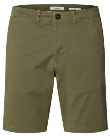 SELECTED FEMME Herren Slhslim-Miles Flex Shorts Noos, Kalamata, XL EU
