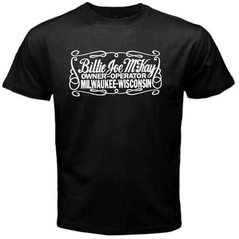 BJ and The Bear Billie Joe McKay TV Show Men's Black T-Shirt Size S to 3XL Black S