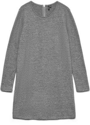 VERO MODA Damen Vmbella Ls Short Zip Dress JRS Noos Vmbella Ls Short Zip Dress JRS Noos (1er Pack)