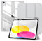 TiMOVO Case for iPad (A16) 11th Generation 11 Inch 2025, iPad 10th Generation Case 10.9 Inch 2022 with Pencil Holder, Slim Protective Cover with Clear Back Shell, Auto Wake/Sleep, Light Gray