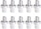 YUOIUX 10Pcs Clucth Brake Cable Adjuster Screws Cable Handle Adjuster Nut Bolts Brake Part for Mountain Bike Motorcycle