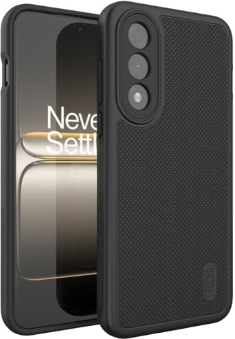 TUDIA MergeGrip [Military Grade] Case for OnePlus Nord 5 5G – [Drop Tested] Dual Layer Shockproof Heavy Duty Protective Phone Cover (Matte Black)