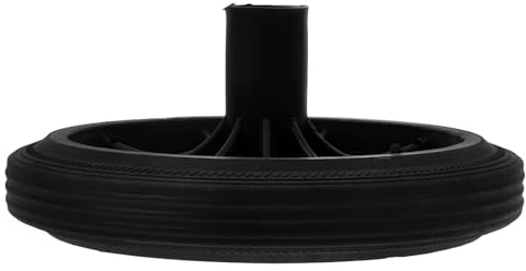 Veemoon Trash Can Wheels Replacement Heavy Duty Garbage Bin Wheel 80-240l Solid Axle Outdoor Trash Bin Accessories Universal Fit Random Color