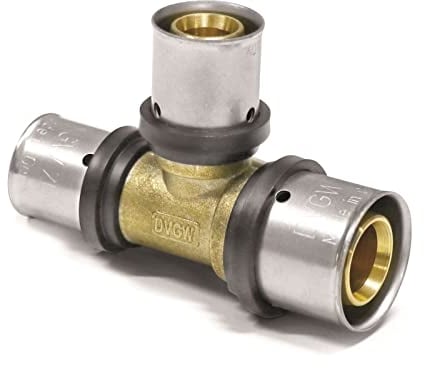 Pipetec Pressfitting T Stück 26x20x20 mm TH Kontur Verbundrohr, DVGW, TH-Profil
