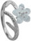Helen de Lete Japanischen Kirschblüte Zweige 925 Sterling Silber offenen Ring