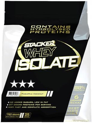 Stacker2 Whey Isolate Pineapple Coconut, 750 g