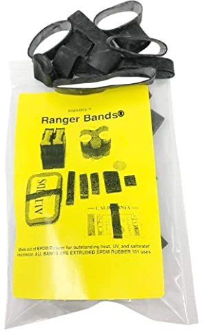 Ranger Bands® 35 Mixed Count Made from EPDM Rubber for Survival and Strapping Gear Made in The USA