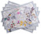 Maison d' Hermine Tischsets, 100% Baumwolle Set mit 4, dekoratives Oster-Tischset, waschbar, Abendessen, Tischset für Urlaub, Babyparty, Equinoxe - Grey – Erntedankfest/Weihnachten (33cm x 48cm)