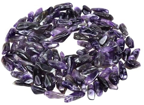 mookaitedecor 460g Natural Amethyst Crystal Chips Tumble Stones Bulk, Small Gravel Purple Stones for Plant Pot Fish Tank Vase Decor Crushed Stone Pieces for Resin Indoor Decor Reiki Healing Crystals