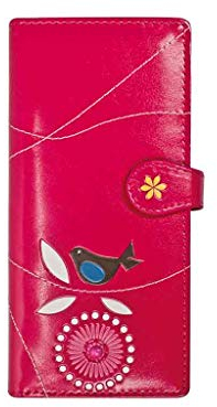 bb-Klostermann Langbörse/Geldbörse, versch.Designs (Vogel pink)