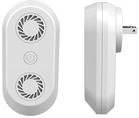 W-Lynn Kleine Mäuseabwehr Elektronische Abwehrkontrolle Indoor Outdoor Anti Moskitos Insekten Kakerlaken Ameisen Nagetiere Spinnen Floh,White