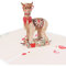 Sweetpopup® Alpaka 3D Pop Up Karte | Liebeskarte Geburtstagskarte Muttertagskarte Valentinskarte | Geburtstag Liebe Valentinstag Freundin Freund Vater Mutter Lieblingsmensch | Llama & Herzen, 048
