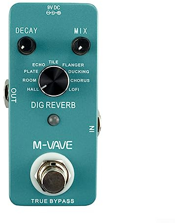 M-Vave - Dig Reverb Pedal, Blau