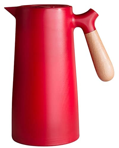 LUCHONG Large Thermal Coffee Carafe Double Walled Thermos Household Glass Liner Coffee Pot Household Insulation Pot Carafes
