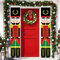 LUTAKU Nussknacker-Weihnachtsdekoration, Outdoor-Weihnachtsdekoration – lebensgroßes Modell, 2 Stück Nussknacker-Soldat-Banner für Haustür, Veranda, Innenbereich, Kinderparty, Garten (Rot02)