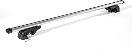 Italfodere Dachträger, kompatibel mit Dacia Duster III ab 2018, für offene Dachreling, 75 kg Tragkraft, Aluminium, Schnappmontage