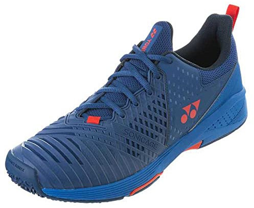 YONEX Unisex Tennisschuhe Power Cushion SONICAGE 3 Clay Navy-Red, Marineblau