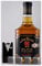 Jim Beam Black Extra-Aged 6 Jahre Bourbon Whiskey + 4 Whisky Kühlsteine im Smoking