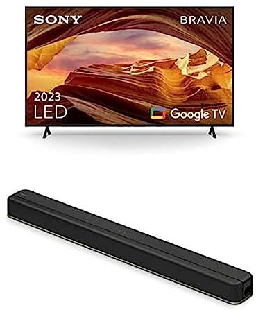 Sony BRAVIA | KD-55X75WL | LED | 4K HDR | Google TV HT-X8500 2.1 Kanal Dolby Atmos Soundbar, Schwarz