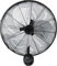 Abrila - Ventilador de Pared ARRECIFE | Negro/Playa con 3 Velocidades Ajustables | Orientable y Oscilante | 90W de Potencia y 45D | Ideal para Todo Tipo de Estancias