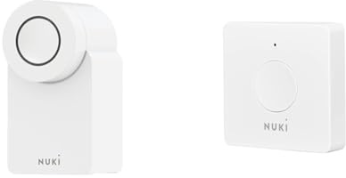Nuki Smart Lock 3.0, smartes Türschloss für schlüssellosen Zutritt ohne Umbau & Opener, elektronisches Türschloss für Mehrfamilienhäuser