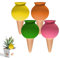 Joyeee Set Irrigazione a Goccia per Vasi, 4 Coni Irrigatori per Piante, Fiori, Bonsai, Innaffiare Piante in Vacanza, Annaffiatura Automatica
