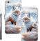 WUACYEAMING für iPhone 6 / 6S Hülle Premium PU Leder Flip Klappbare Stoßfeste Magnetische Schutzhülle Tasche mit Kartenfach Geld Slot Ständer Fuchs