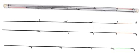 Sharplace 3X Feeder Rod Feeder Angelrute 3 Spitzen Rod Pole Carbon/Fiberglas Rod Tip Ersatzteile Ersatz Verlängerung Karpfen Angelrute, 4134 Kohlenstoff